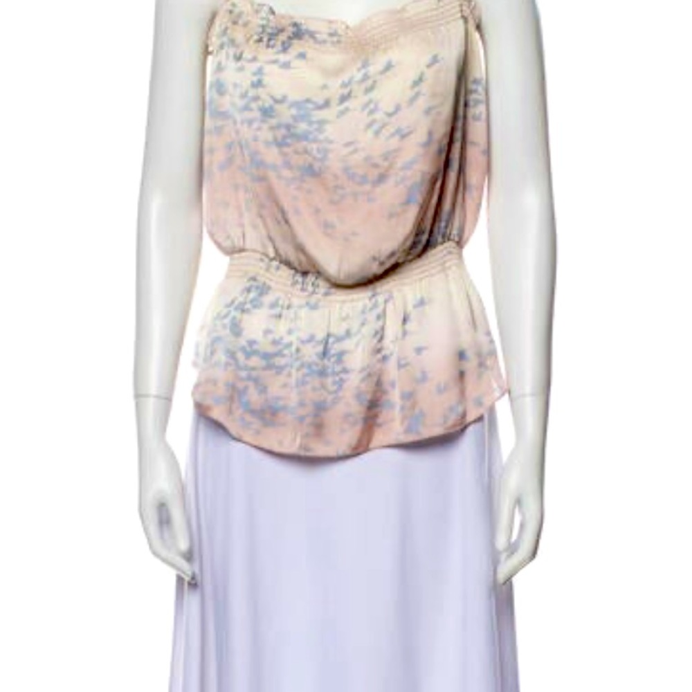 Rebecca Taylor Cowl Neck babydoll tank